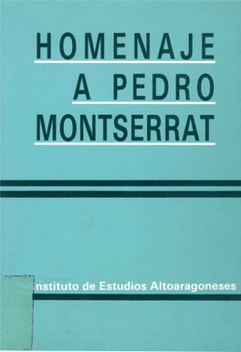 Homenaje a Pedro MONTSERRAT: 895 a 901