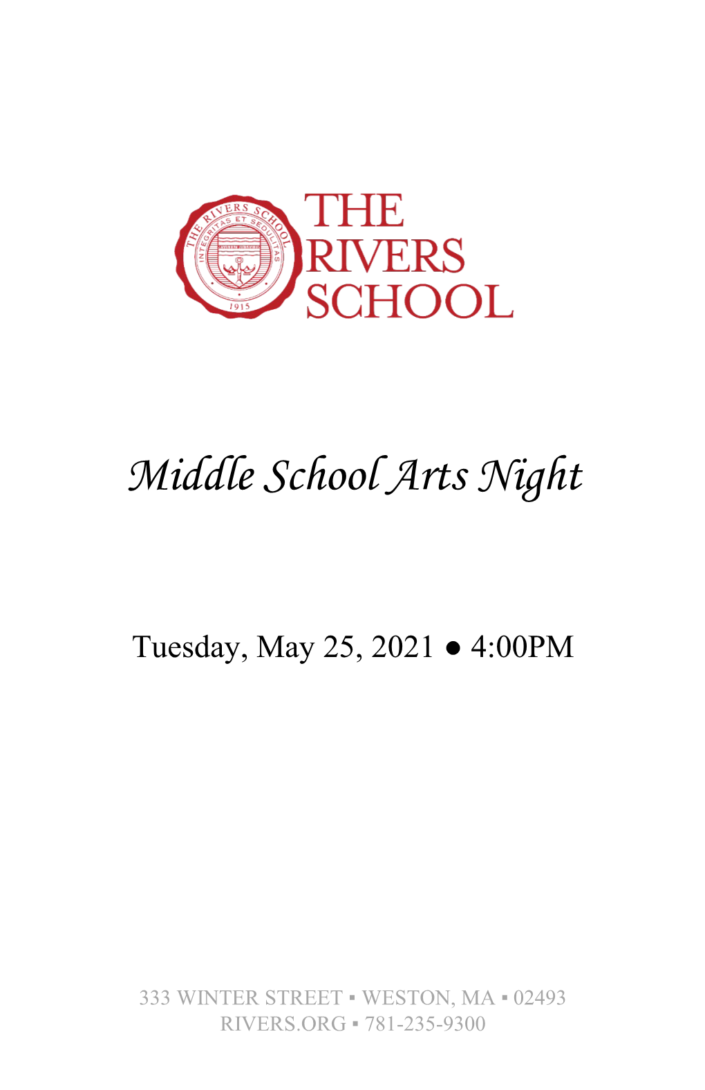 Middle School Arts Night