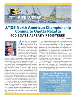 J/105 North American Championship Coming to Ugotta Regatta 100 BOATS ALREADY REGISTERED Jack Carruthers