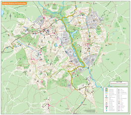 Redditch Walking and Cycling Map a M GN The