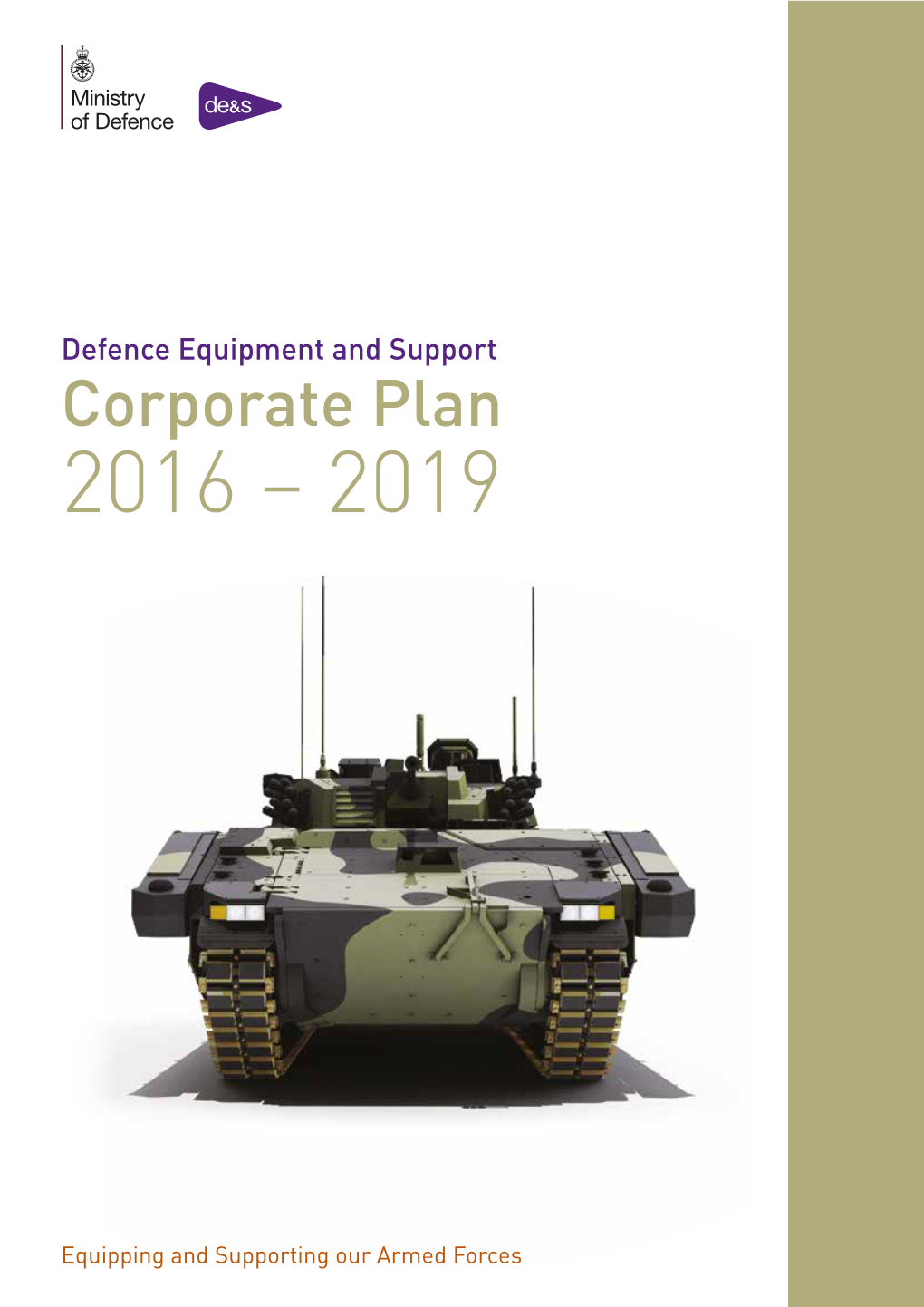 Defence Equipment and Support: Corporate Plan 2016-2019