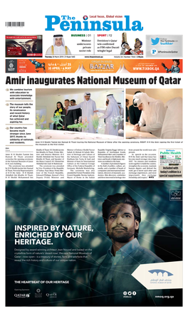 Amir Inaugurates National Museum of Qatar