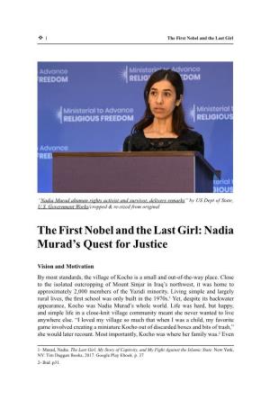 The First Nobel and the Last Girl: Nadia Murad's Quest for Justice