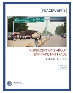 USIP: Misperceptions About India-Pakistan Trade
