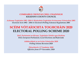 Scéim Vótaíochta Toghcháin 2020 Electoral Polling Scheme 2020