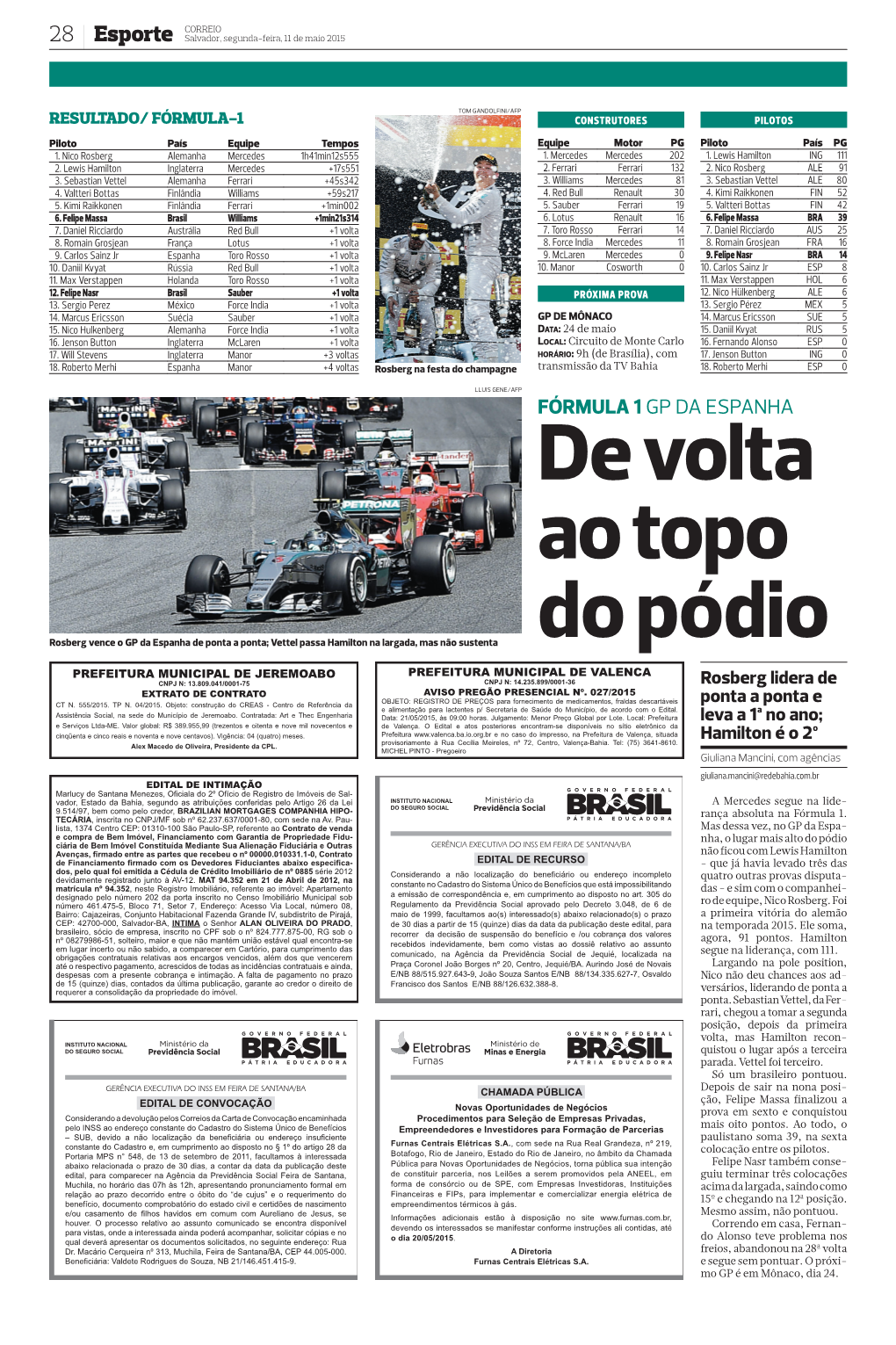 Esporte CORREIO