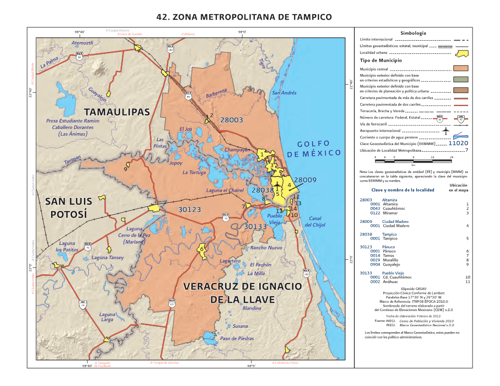 Tamaulipas San Luis Potosí Veracruz De Ignacio De La Llave