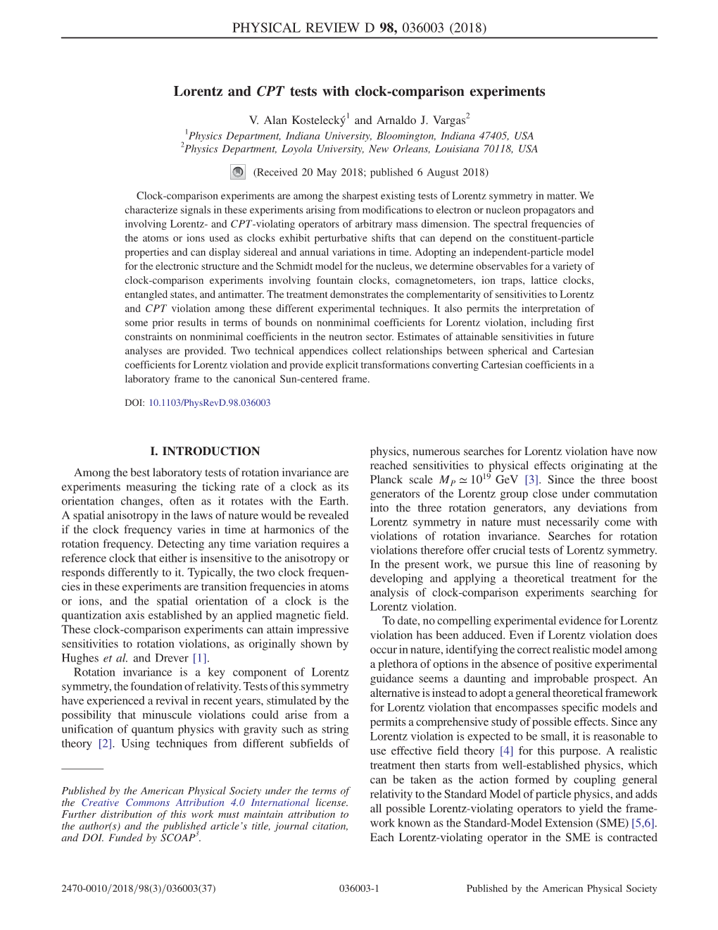 Lorentz and CPT Tests with Clock-Comparison Experiments