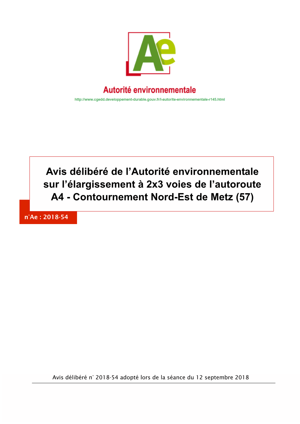 Elargissement À 2X3 Voies De L'autoroute A4