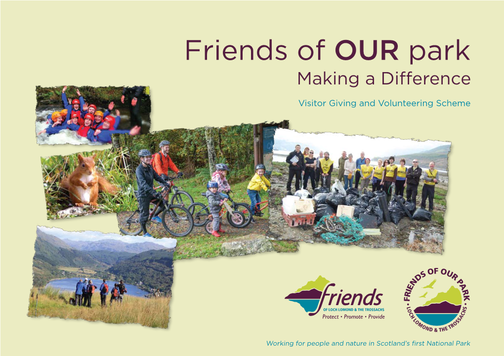 Friends of OUR Park Making a Difference