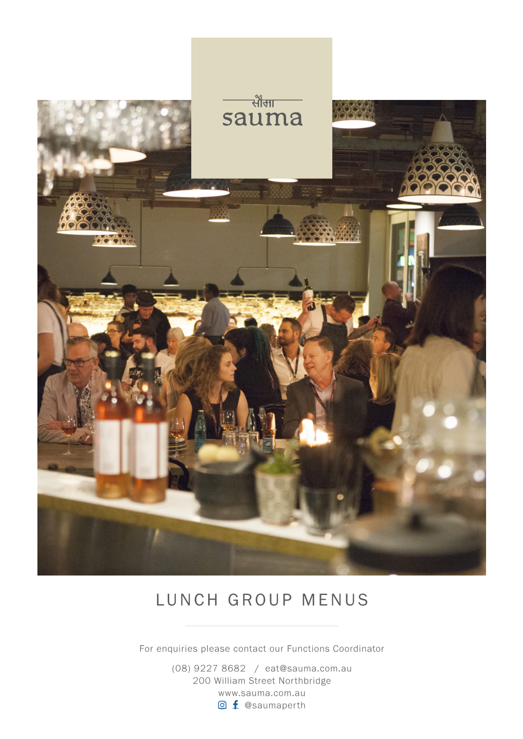 Lunch Group Menus