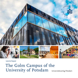 The Golm Campus of the University of Potsdam Universitätsverlag Potsdam