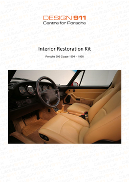 Interior Restoration Kit