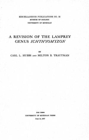 Genus Ichthyomyzon