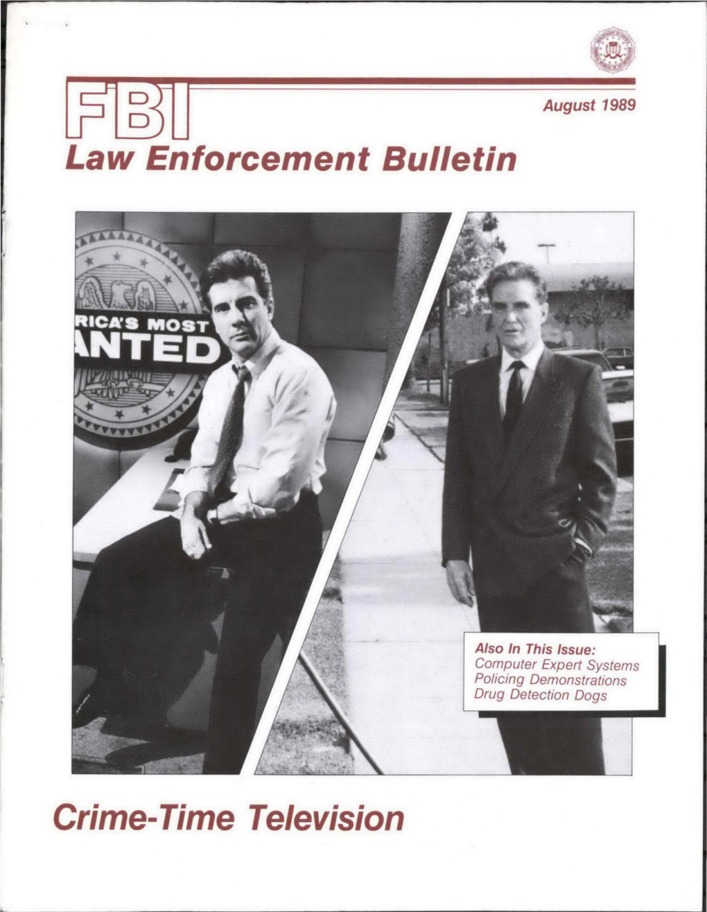 Lpl G3d August 1989 Law Enforcement Bulletin