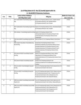 List of Polling Stations for 82