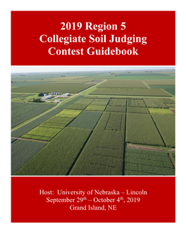2019 Region V Soil Judging Contest Guidebook