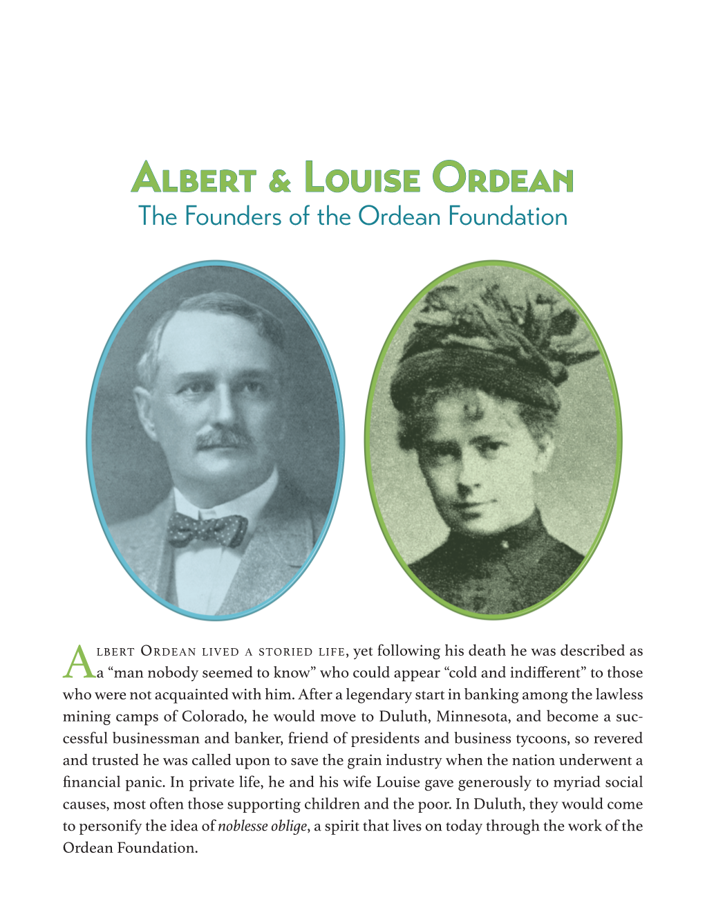 Albert & Louise Ordean