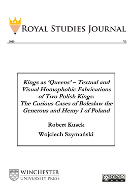 Kings As 'Queens' – Textual and Visual Homophobic Fabrications Of