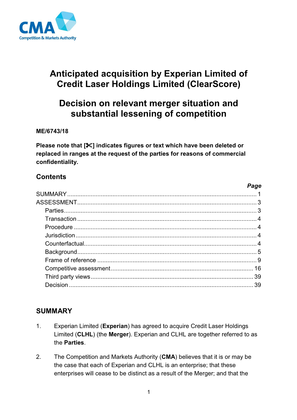 Experian / Clearscore