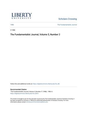 The Fundamentalist Journal, Volume 5, Number 2