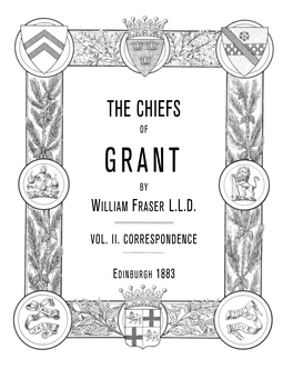 The Chiefs of Grant, by William Fraser