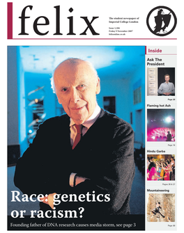 Inside Founding Father of DNA Research Causes Media Storm, See Page 3