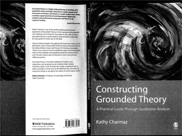 Constructing Grounded Theory Kathy Charmaz Summary of Contents