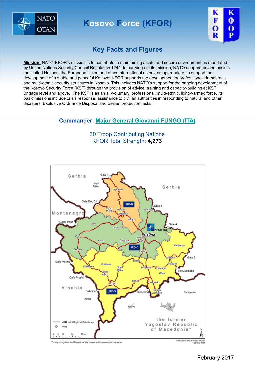Kosovo Force (KFOR) Kosovo Force (KFOR)