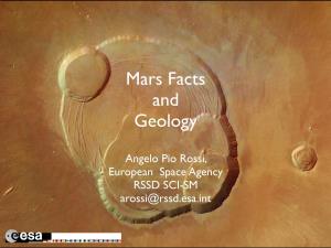 Mars Facts and Geology