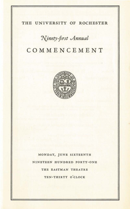 Commencement