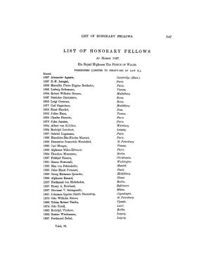 List of Honorary Fellows