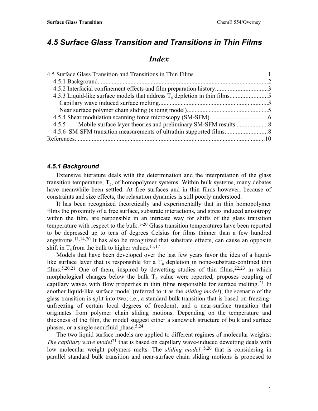 Nanomechanical Properties of Interfacially