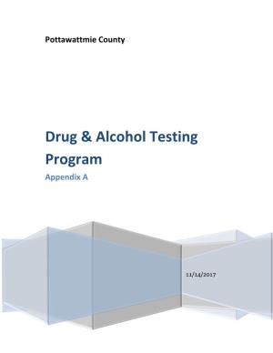Drug & Alcohol Testing Program