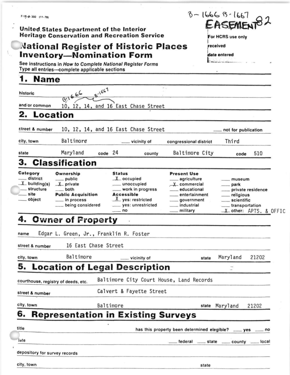 National Register of Historic Places Inventory—Nomination Form 1