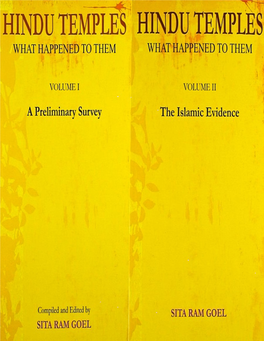 Hindu Temples: What Happened to Them (2 Vol. Set)