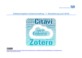 Softwarevergleich Literaturverwaltung - 7