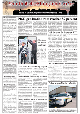 PISD Graduation Rate Reaches 89 Percent Can Pay an Additional $30