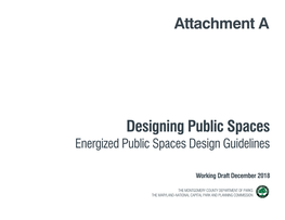 Energized Public Spaces Design Guidelines