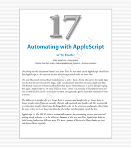 Automating with Applescript