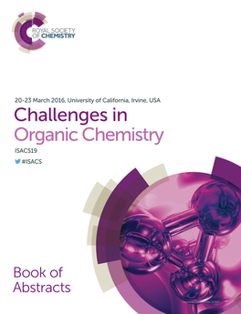 Challenges in Organic Chemistry ISACS19 #ISACS
