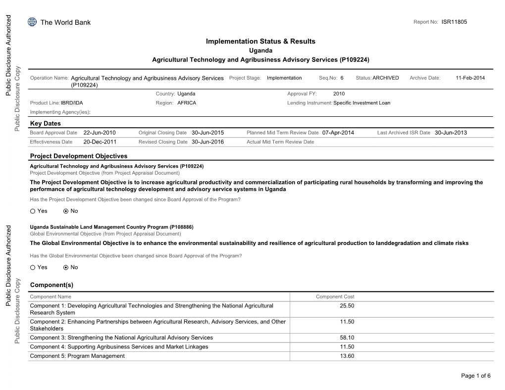 Implementation Status & Results