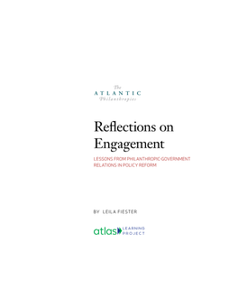 Reflections on Engagement