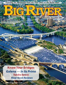 Know Your Bridges Galena — in Its Prime Tundra Swans River Book Reviews Keep an Eye on Nature with Peterson Field Guides