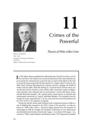 Theories of White-Collar Crime Edwin H