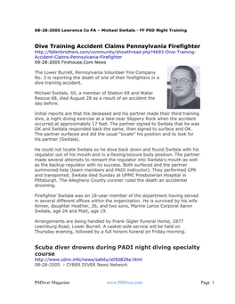 08-28-05 Pennsylvania Firefighter PSD Training
