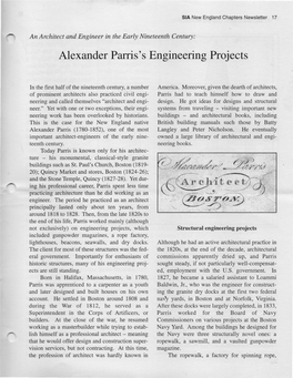 Alexander Parris's Engineering Projects