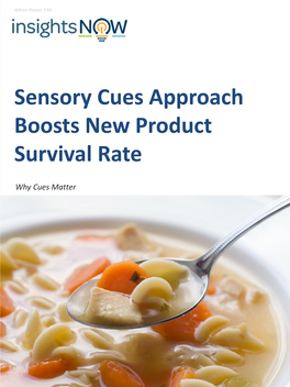 Sensory Cues Approach Boosts New Product Survival Rate