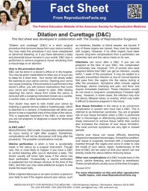 Dilation and Curettage (D&C)