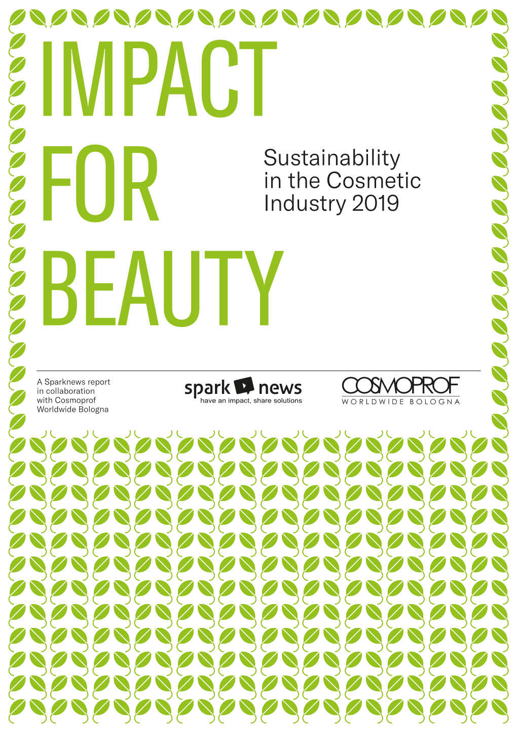 Sustainability in the Cosmetic Industry 2019